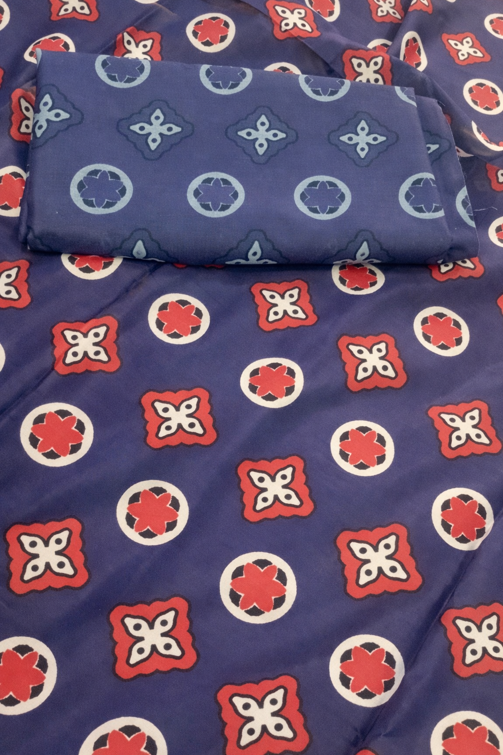 Digital printed unstitched 2-piece collection blue