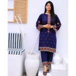 2 Piece Embroiderd Stitched Suit - DW03