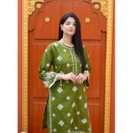 2 Piece Embroiderd Stitched Suit - DW08