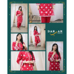 2 Piece Embroiderd Stitched Suit - DW01