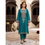 2 Piece Embroiderd Stitched Suit - DW14